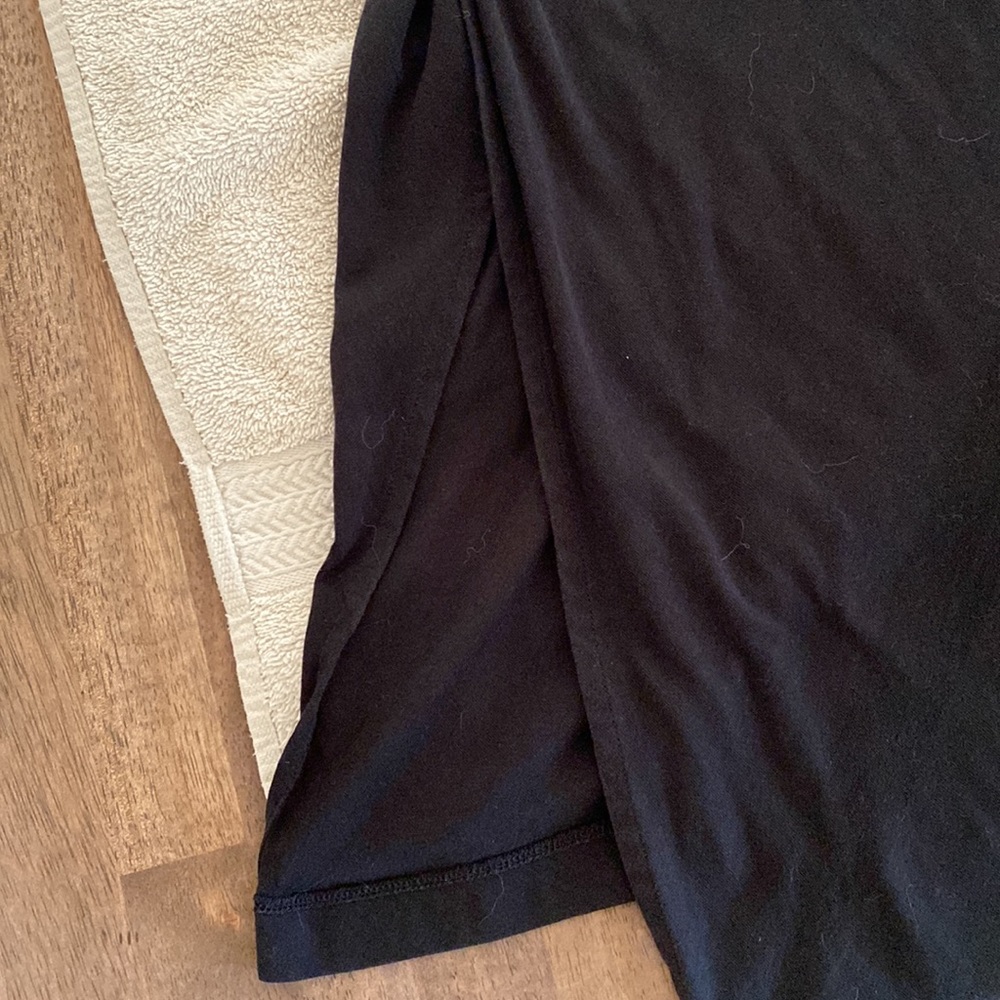 DKNY Pure from Bloomingdale’s black lyocell blend dress w/overlay slits on sides - Picture 13 of 15
